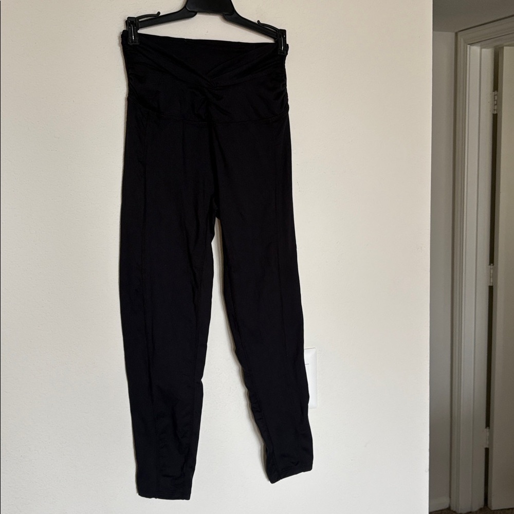 NEW Free People FP Movement Breath Deeper Black High-Waisted Leggings small - Picture 7 of 8
